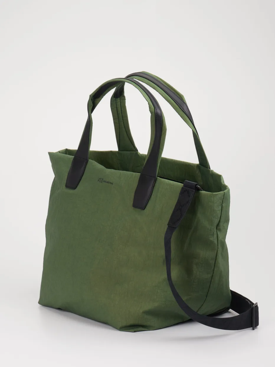 Damen VeeCollective Berlin – Shopper aus Nylon in Oliv