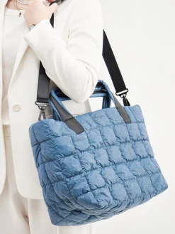 Damen VeeCollective Berlin – Shopper aus Nylon in Jeans