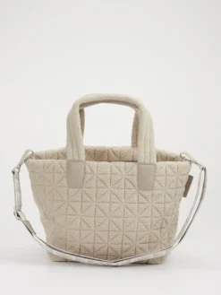 Damen VeeCollective Berlin – Tote Bag aus Textil in Bouclé-Optik