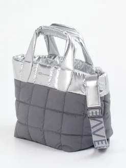 Damen VeeCollective Berlin – Tote Bag aus Nylon silber