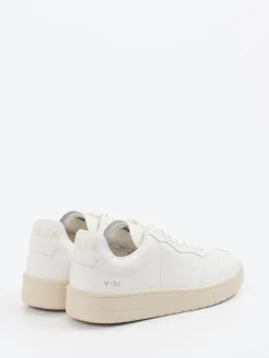 Damen VEJA – Low-Top-Sneaker aus Kalbleder Off-White