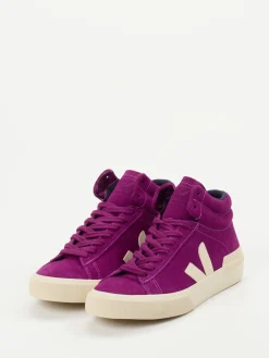 – Mid-Top-Sneaker aus Veloursleder Violett*VEJA