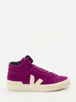 – Mid-Top-Sneaker aus Veloursleder Violett*VEJA