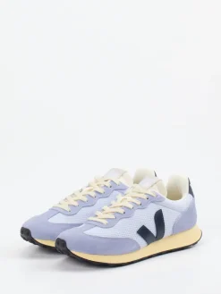 – Retro-Sneaker aus Mesh und Veloursleder Pastell*VEJA Hot