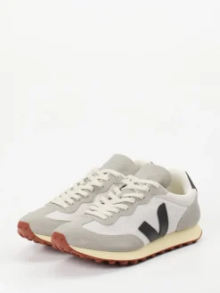 Herren VEJA – Retro-Sneaker aus Textil und Veloursleder Offwhite