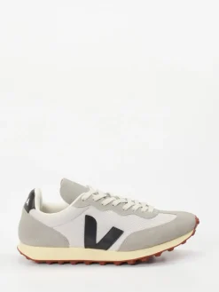 Herren VEJA – Retro-Sneaker aus Textil und Veloursleder Offwhite