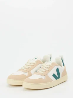 – Sneaker aus Kalbleder mit Veloursdetails*VEJA Hot