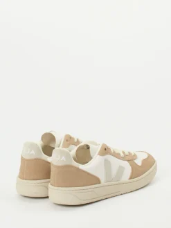 Damen VEJA – Sneaker aus Lammleder und Velours in Beige