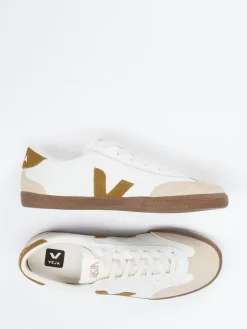 Herren VEJA – Sneaker aus Leder mit Veloursdetails