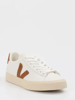 Damen VEJA – Sneaker aus Leder mit Veloursdetails Off-White