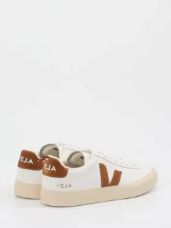 Damen VEJA – Sneaker aus Leder mit Veloursdetails Off-White