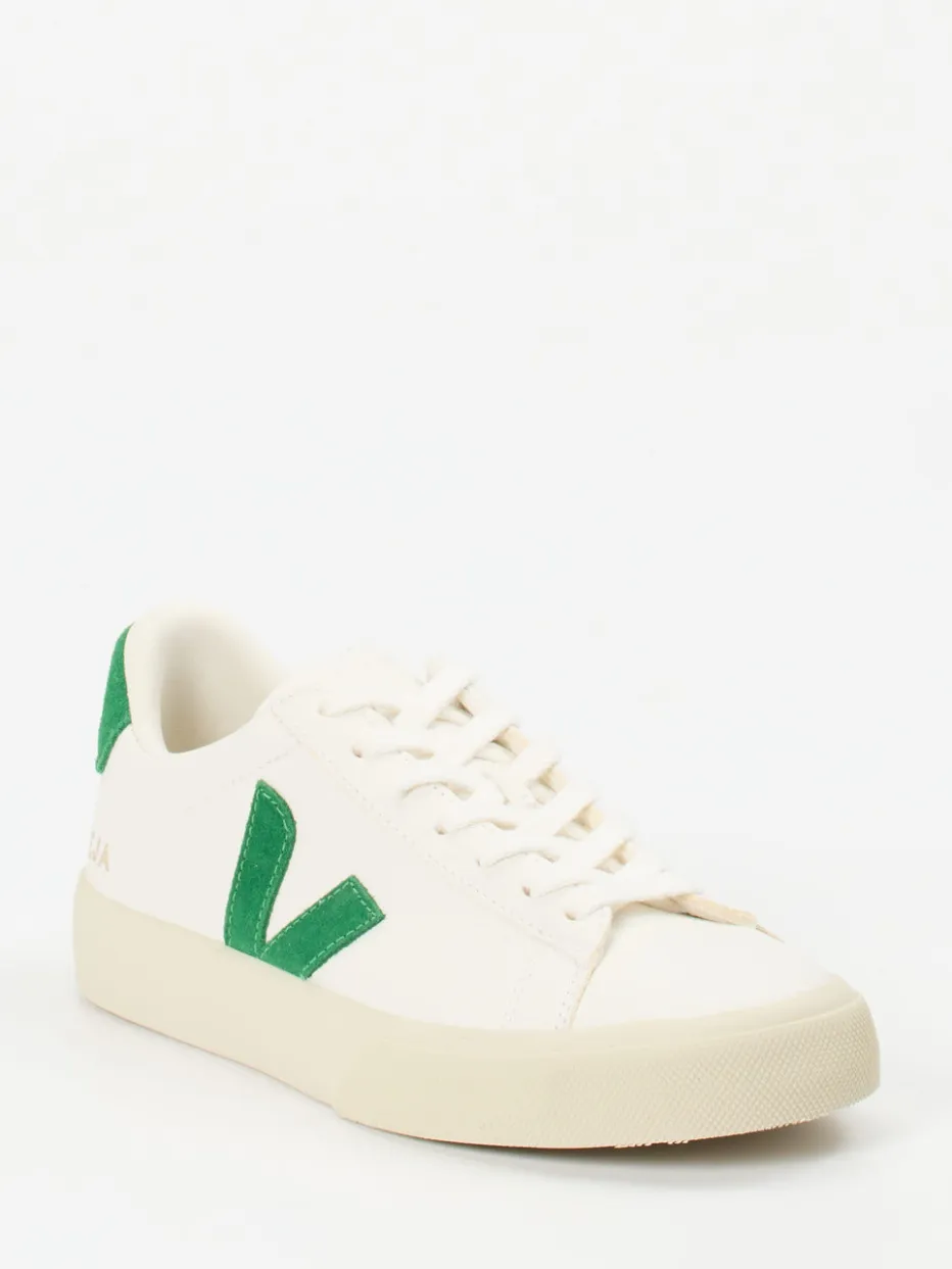 Damen VEJA – Sneaker aus Leder und Canvas creme