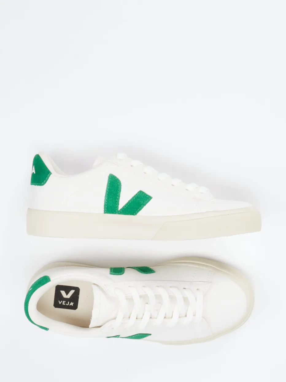 Damen VEJA – Sneaker aus Leder und Canvas creme