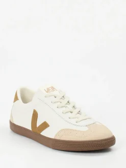 Damen VEJA – Sneaker aus Leder und Velours in Creme