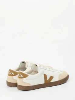 Damen VEJA – Sneaker aus Leder und Velours in Creme