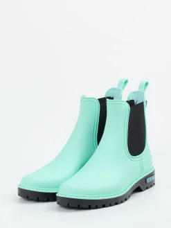 Damen Verbenas – Chelsea Boots aus Gummi in Aquamarin