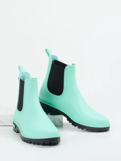 Damen Verbenas – Chelsea Boots aus Gummi in Aquamarin