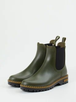 Damen Verbenas – Chelsea Boots aus Synthetik in Oliv