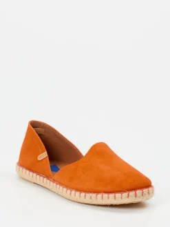 – Espadrilles aus Veloursleder Mandarine*Verbenas Online
