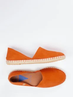 – Espadrilles aus Veloursleder Mandarine*Verbenas Online