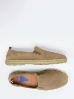 Herren Verbenas – Espadrilles aus Veloursleder sandbraun