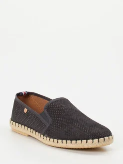 – Espadrilles aus Veloursleder dunkel*Verbenas Hot