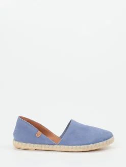 – Espadrilles aus Veloursleder Lavendel*Verbenas