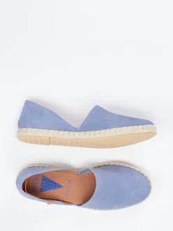 – Espadrilles aus Veloursleder Lavendel*Verbenas