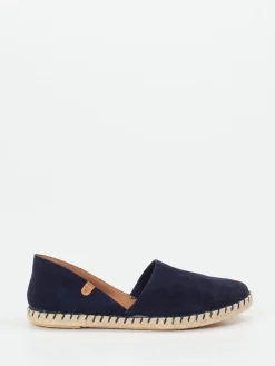 – Espadrilles aus Veloursleder Dunkel*Verbenas Hot