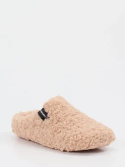 Damen Verbenas – Hausschuhe aus Textil mit Teddyfell