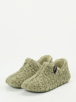 – Hausschuhe aus Textil in Salbei*Verbenas
