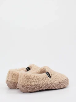 – Slipper aus Textil mit Kunstfellstruktur*Verbenas Online