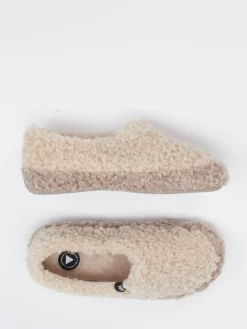 – Slipper aus Textil mit Kunstfellstruktur*Verbenas Online