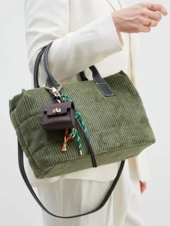 – Shopper Bag aus Cordstoff Oliv*Viamailbag Online