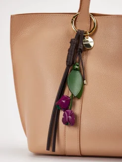 – Taschenanhänger aus Kunstleder Violett*Viamailbag Hot