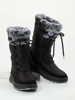 – Winterstiefel aus Nylon und Veloursleder*Vista Best