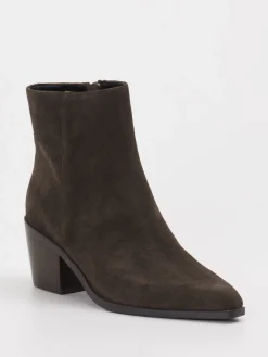 – Stiefeletten aus Veloursleder Dunkel*Vivian Ray