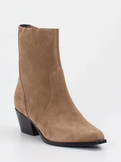 Damen Vivian Ray – Stiefeletten aus Veloursleder sand