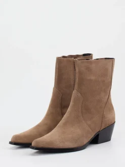 Damen Vivian Ray – Stiefeletten aus Veloursleder sand