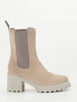 – Chelsea Boots aus Lammleder in Sandbeige*Voile Blanche Outlet