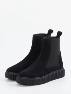 Damen Voile Blanche – Chelsea Boots aus Veloursleder