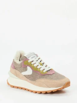 – Retro-Sneaker aus Veloursleder*Voile Blanche Discount