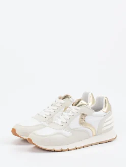 Damen Voile Blanche – Retro-Sneaker aus Veloursleder und Textil