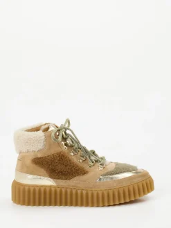 Damen Voile Blanche – Schnürboots aus Veloursleder