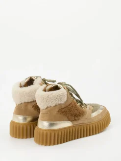 Damen Voile Blanche – Schnürboots aus Veloursleder