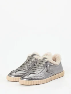 Damen Voile Blanche – Sneaker aus Metallicleder farben