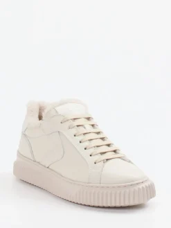 Damen Voile Blanche – Sneaker aus Kalbleder creme