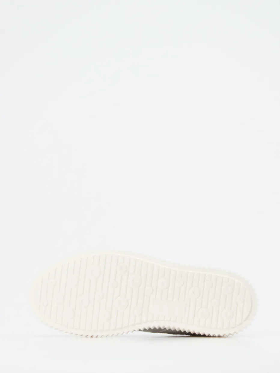 – Sneaker aus Veloursleder und Mesh Offwhite*Voile Blanche Outlet