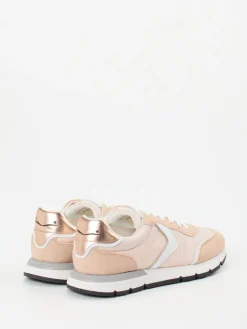 – Sneaker aus Velour/Textil in*Voile Blanche