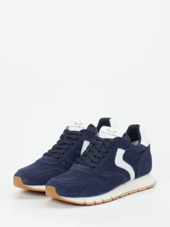 – Sneaker aus Veloursleder Dunkel*Voile Blanche Hot